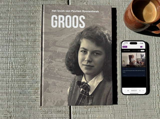 Book pakket gedrukt biografievoorbeeld