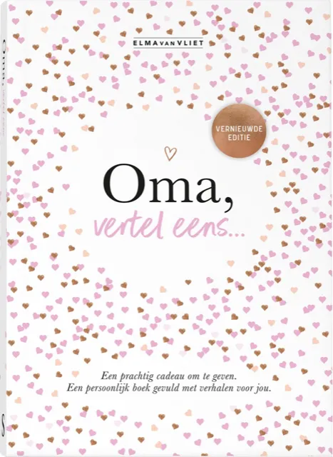 Boekomslag van Oma, vertel eens door Elma van Vliet