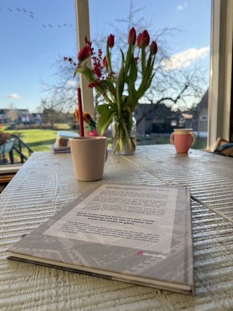 Back cover of a printed family biography